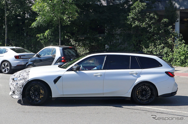 BMW M3ツーリング 改良新型プロトタイプ(スクープ写真)