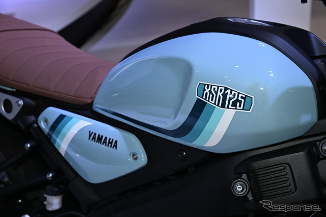 ヤマハの新型125ccシリーズ。写真は『XSR125』(ジャパンモビリティショー2023)