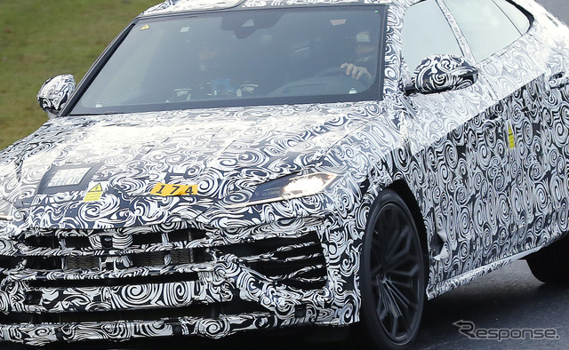 ランボルギーニ ウルスPHEV プロトタイプ(スクープ写真)