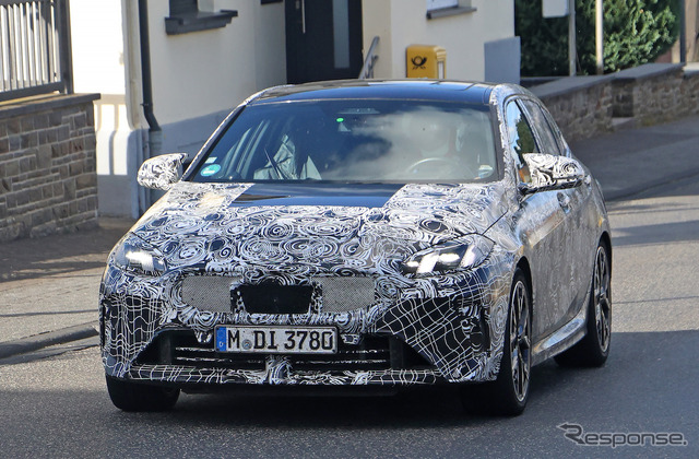 BMW 1シリーズ 改良新型プロトタイプ(スクープ写真)