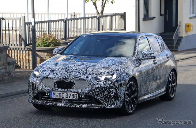 BMW 1シリーズ 改良新型プロトタイプ(スクープ写真)