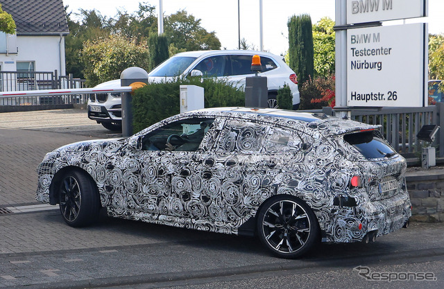 BMW 1シリーズ 改良新型プロトタイプ(スクープ写真)