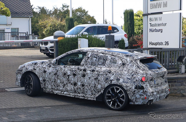 BMW 1シリーズ 改良新型プロトタイプ(スクープ写真)
