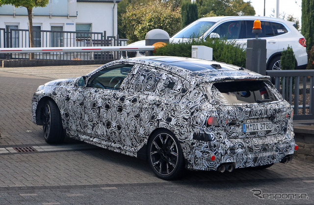 BMW 1シリーズ 改良新型プロトタイプ(スクープ写真)