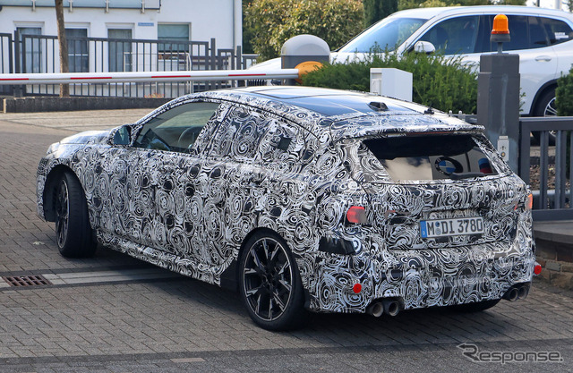 BMW 1シリーズ 改良新型プロトタイプ(スクープ写真)