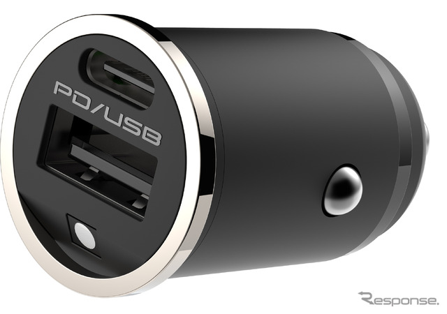 Kashimura・DC-PD20W USB 2ポート 自動判定 アンビエントライト付コンパクト(DC-057)