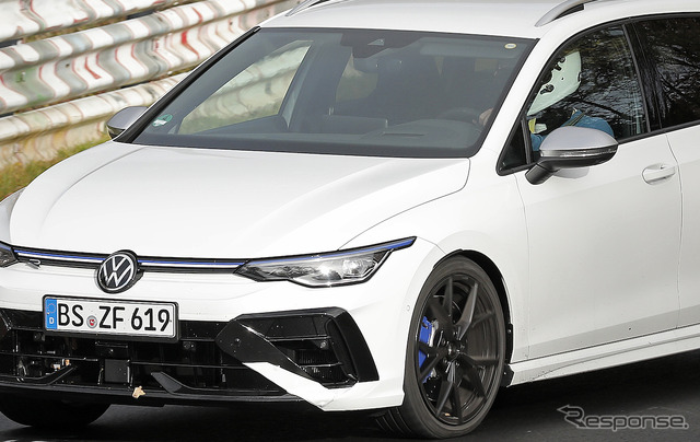 VW ゴルフR ヴァリアント 改良新型プロトタイプ(スクープ写真)