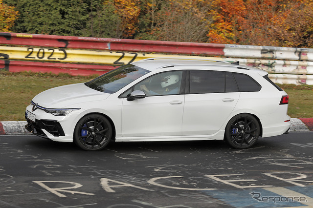 VW ゴルフR ヴァリアント 改良新型プロトタイプ(スクープ写真)