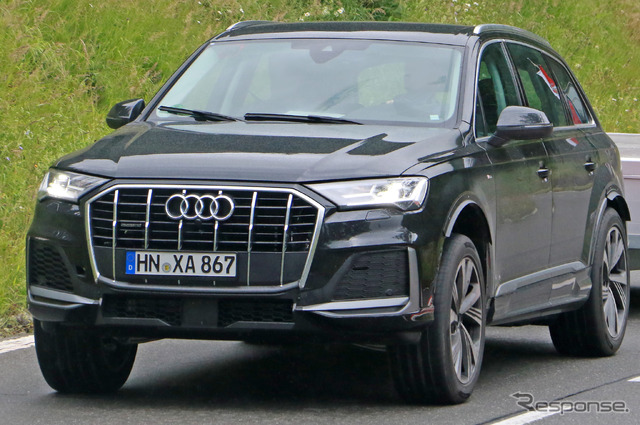 アウディ Q7 次期型プロトタイプ(スクープ写真)