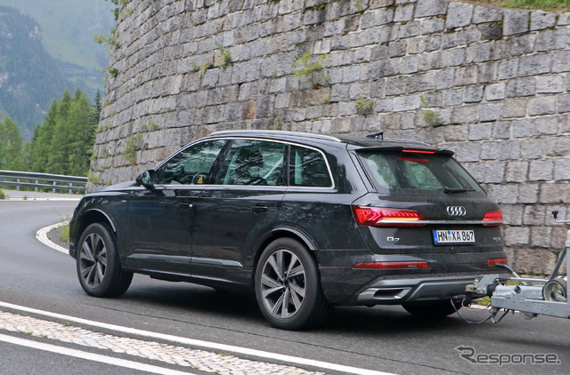 アウディ Q7 次期型プロトタイプ(スクープ写真)