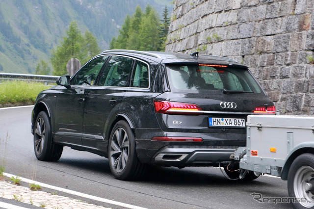 アウディ Q7 次期型プロトタイプ(スクープ写真)