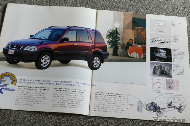 ホンダ CR−V(初代)当時のカタログ