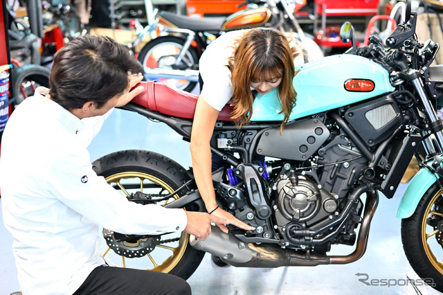 指出瑞貴カスタムのヤマハ XSR700