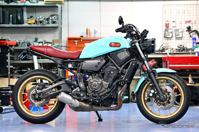 指出瑞貴カスタムのヤマハ XSR700