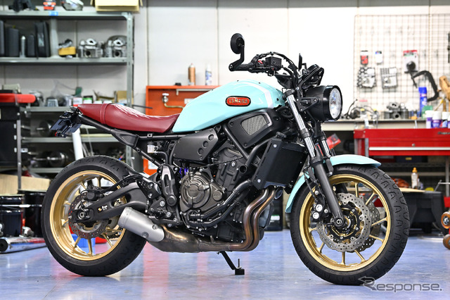 指出瑞貴カスタムのヤマハ XSR700
