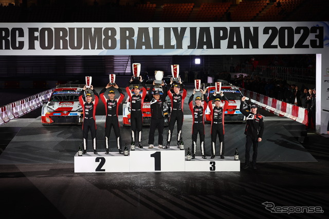 トヨタの1-2-3で幕を閉じた2023年のWRCラリージャパン。