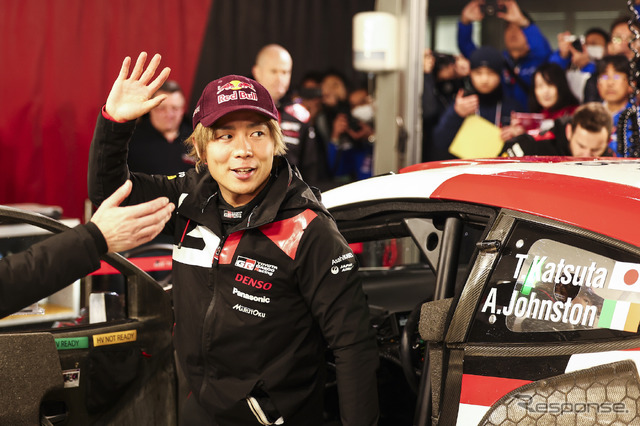 2年連続母国表彰台を狙った勝田貴元、今回は5位。