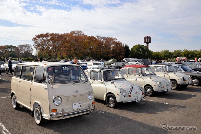 いすゞ車とスバル車中心にレアものも多数…第2回トダクラシックカー同窓会