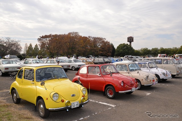 いすゞ車とスバル車中心にレアものも多数…第2回トダクラシックカー同窓会
