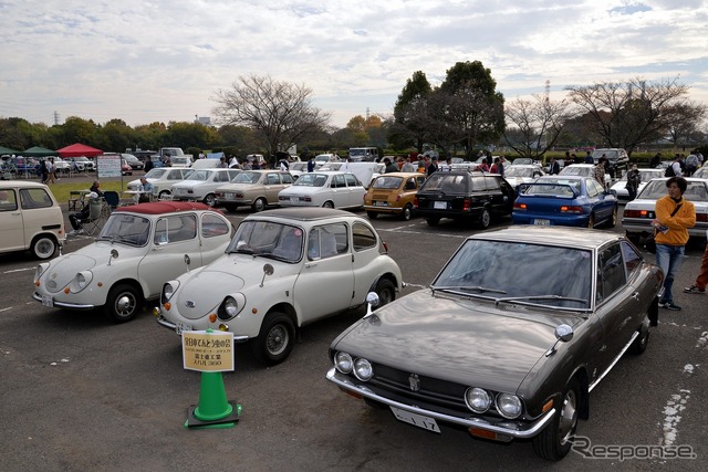 いすゞ車とスバル車中心にレアものも多数…第2回トダクラシックカー同窓会