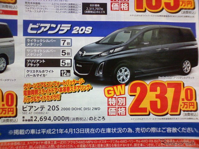 【新車値引き情報】ゴールデンウィークはこの価格で車を購入する!!