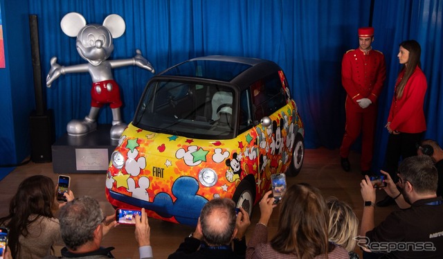 フィアット・トッポリーノ 新型のディズニー100周年記念車「ジョルジョ・カヴァッツァーノ」