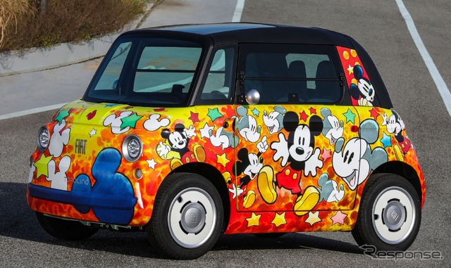フィアット・トッポリーノ 新型のディズニー100周年記念車「ジョルジョ・カヴァッツァーノ」