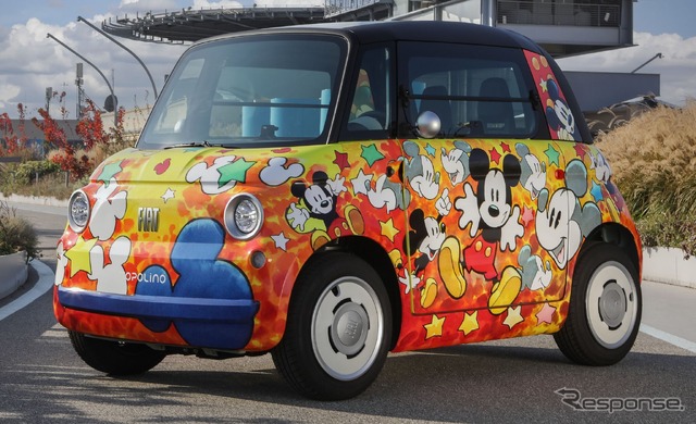 フィアット・トッポリーノ 新型のディズニー100周年記念車「ジョルジョ・カヴァッツァーノ」