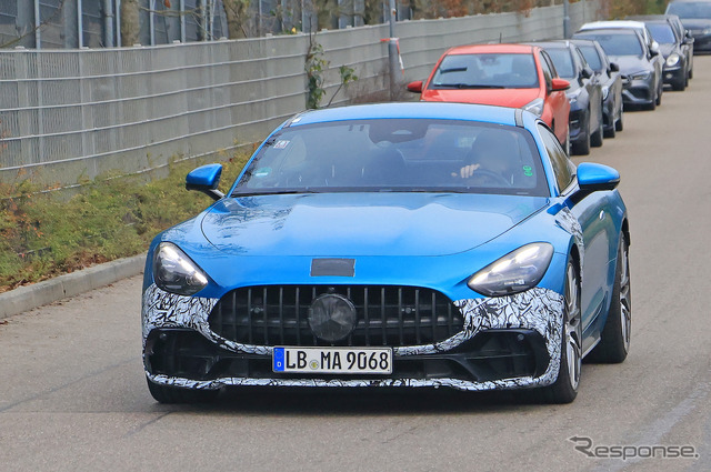 メルセデスAMG GT 43 直6モデルのプロトタイプ(スクープ写真)