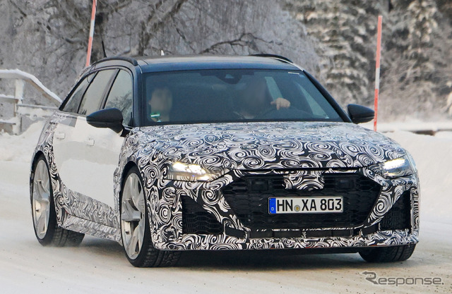 アウディ RS6 GT プロトタイプ(スクープ写真)