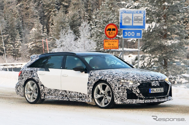 アウディ RS6 GT プロトタイプ(スクープ写真)
