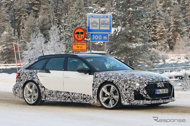 アウディ RS6 GT プロトタイプ(スクープ写真)