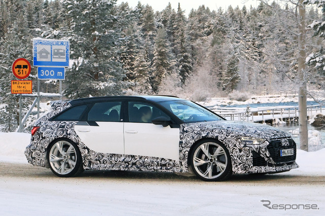 アウディ RS6 GT プロトタイプ(スクープ写真)