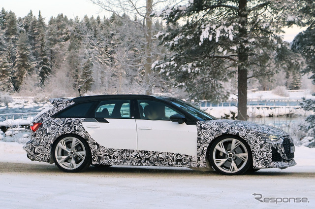 アウディ RS6 GT プロトタイプ(スクープ写真)
