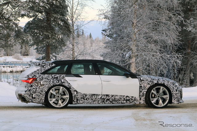 アウディ RS6 GT プロトタイプ(スクープ写真)