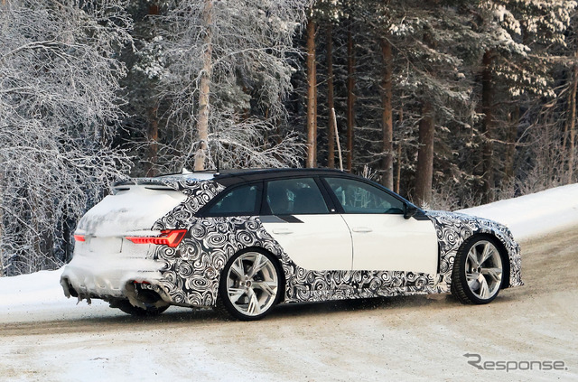 アウディ RS6 GT プロトタイプ(スクープ写真)