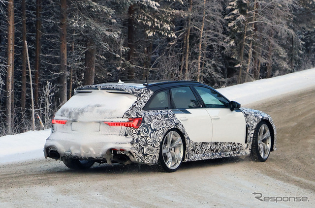 アウディ RS6 GT プロトタイプ(スクープ写真)