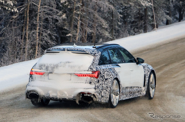 アウディ RS6 GT プロトタイプ(スクープ写真)