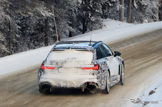 アウディ RS6 GT プロトタイプ(スクープ写真)