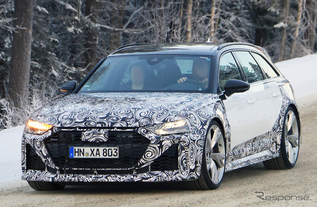 アウディ RS6 GT プロトタイプ(スクープ写真)