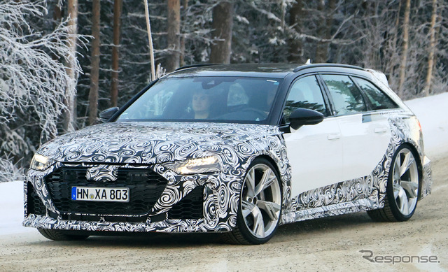 アウディ RS6 GT プロトタイプ(スクープ写真)