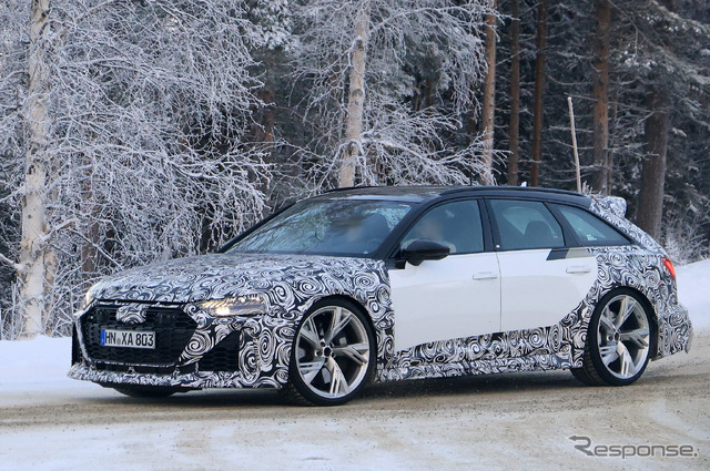 アウディ RS6 GT プロトタイプ(スクープ写真)
