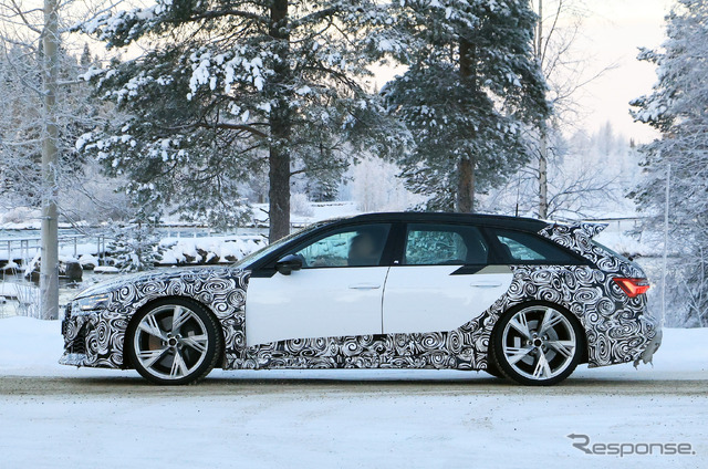 アウディ RS6 GT プロトタイプ(スクープ写真)
