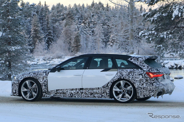 アウディ RS6 GT プロトタイプ(スクープ写真)