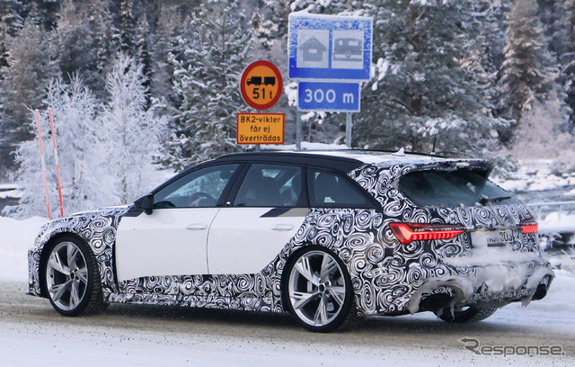 アウディ RS6 GT プロトタイプ(スクープ写真)