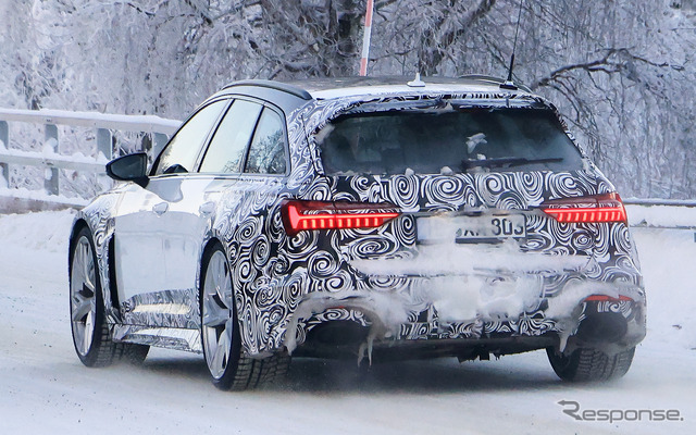 アウディ RS6 GT プロトタイプ(スクープ写真)
