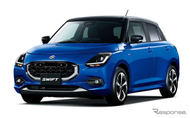 スズキ スイフト ハイブリッドMZ(フロンティアブルーパールメタリック ブラック2トーンルーフ)