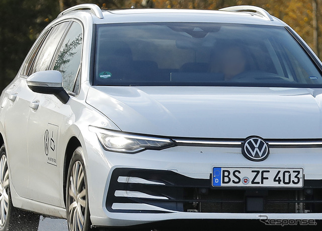 VW ゴルフヴァリアント 改良新型プロトタイプ(スクープ写真)