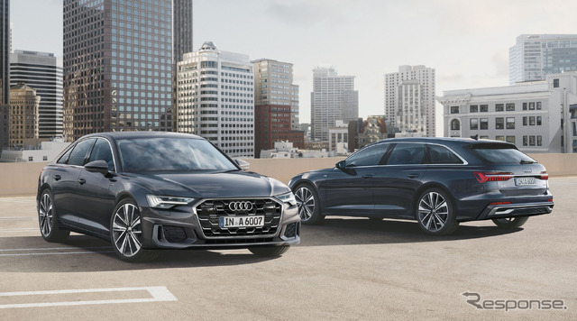 アウディ A6(左)とA6アバント(右)