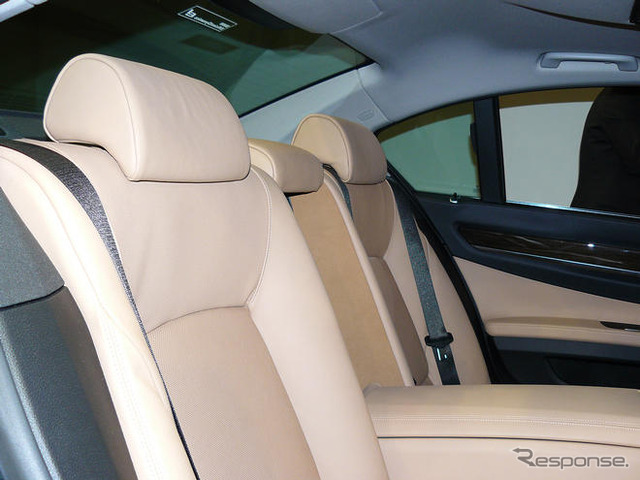 【BMW 7シリーズ 新型発表】180cm+・90kg+チェック…さすがの余裕